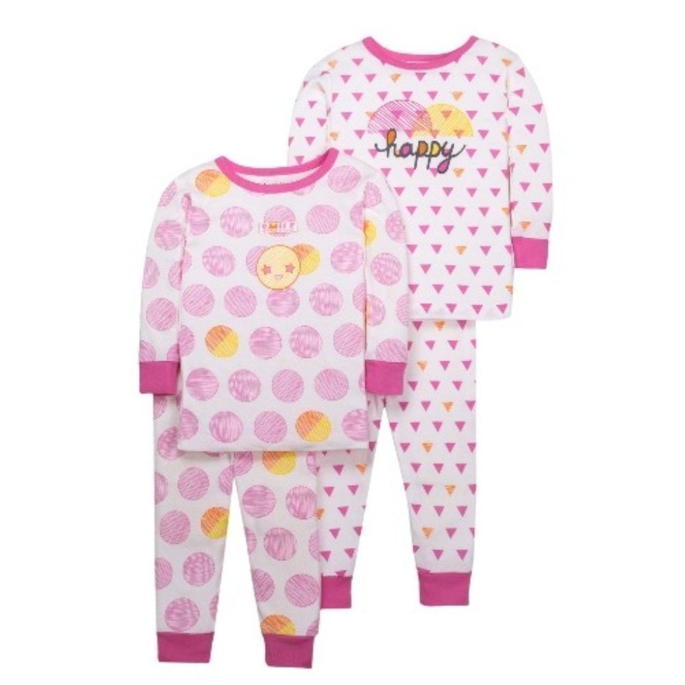 NWT 100% Organic Cotton 4pc Pajamas Set